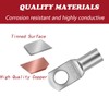 20pcs Electrical Terminals with Eye SC35-8 Electrical Crimp Terminals Faston