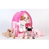 Unipak SFS Gift Bundle - 12" Plush Pink Dog House