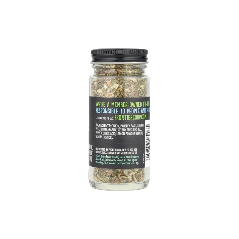Frontier Co-op All-Purpose Salt-Free Everyday Spice Blend, 1.2 Ounce Jar,