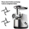 2PCS #12 Meat Grinder Blade - Meat Grinder Blades Replacement