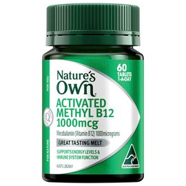 Nature's Own Activated Methyl B12 1000mcg 60 Tablets