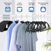 IEOKE Velvet Hangers, 50 Pack No Shoulder Bumps Ultra Thin