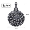 2 Pieces Yarn Cutter Pendants Antique Gold Silver Metal Thread
