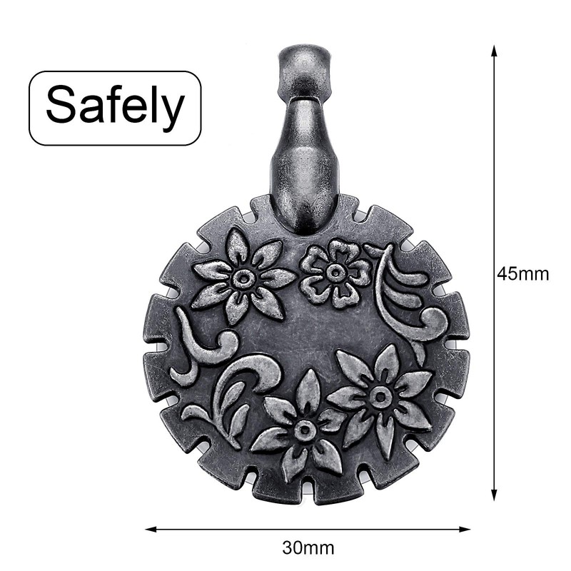 2 Pieces Yarn Cutter Pendants Antique Gold Silver Metal Thread