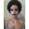 Black Textures Afro Curl Synthetic Wig, 10 Inches, Kinky Curly