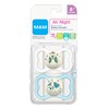 MAM Air Night Pacifiers (2 pack), 6+ Months, Unisex