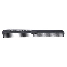 Jäneke Professional Hair Cutting Comb 55823 Carbon Comb Approx. 18 cm (Antistatic) Fine and Wide Teeth (823)