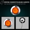 Wodvyss 10-Pack Red 2" 4 LED Round Trailer Side Marker