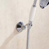 Brass Adjustable Shower Head Holder – Wall-Mount Shower Bracket, 360°