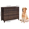 Laundry Hamper with 4 Removable Liner Bags; 176L Handwoven Rattan