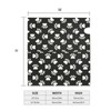 Duduho Dogs Animal Paws Print Mailbox Cover Magnetic Mailbox Wraps