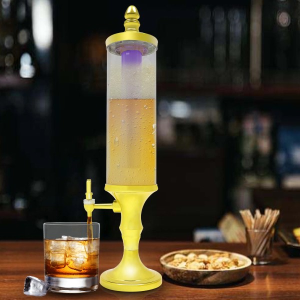 Unbranded 3L 102 oz Beer Tower Dispenser w/ Ice Tube