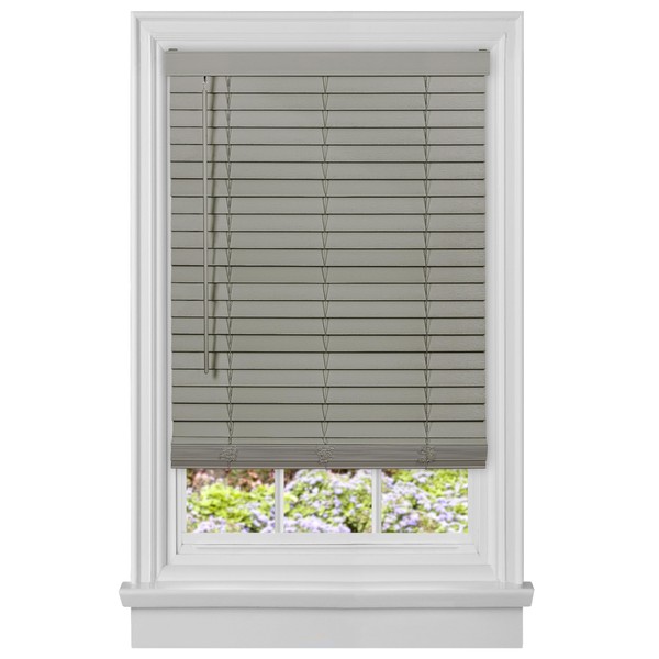 Cordless GII Madera Falsa 2-in Faux Wood Plantation Blind -