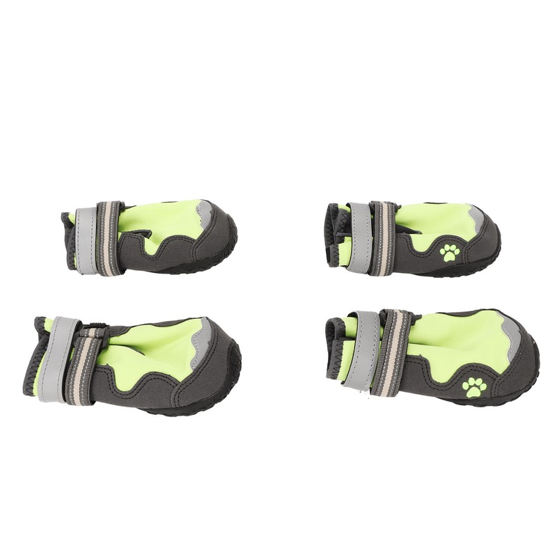 4Pcs Dog Booties Adjustable Slip Resistant Breathable Dog Boot with