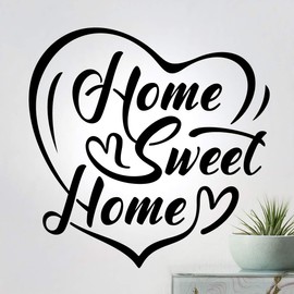 Home Sweet Home Wall Decal Wall Art Decal Home Sweet Home Living Room Motivational Kitchen Bedroom Quotes Welcome Removable Vinyl Wall Art Decal Wall Art Decal Wall Art Decal Wall Art Decal Wall Art