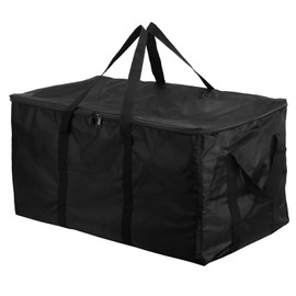 RicoRich Travel Duffle Bag,140L Foldable Heavy Duty Overnight Bag, For Spirit Airlines, Larger Size Carry on Luggage Sport Duffle for Weekender/Vacation/Camping/Beach/Tent(Black)