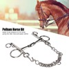Stainless Steel Horse Pelham Bit Gnaw Resistant Ease of Control