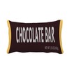 decorbox Chocolate Bar Lover 12x20 Inch Funny Throw Pillow Cover,