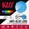 KISS Neutral Glasses Blue Light Filter - Anti-Glare Model DAPPER