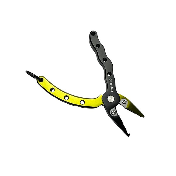Small and ultra lightweight aluminum pliers MINI black x khaki
