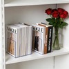 16 Pcs Acrylic Bookends, Book Ends Clear Acrylic Bookends for