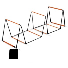 Agility Ladder Spring Steel Exercise Sensitivity Improve Coordination Speed Training Exercise Ladders for Kids 8 Rungs