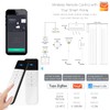 Wireless Zigbee Smart Button, 12 Scene Controller, 4-Way Remote Control