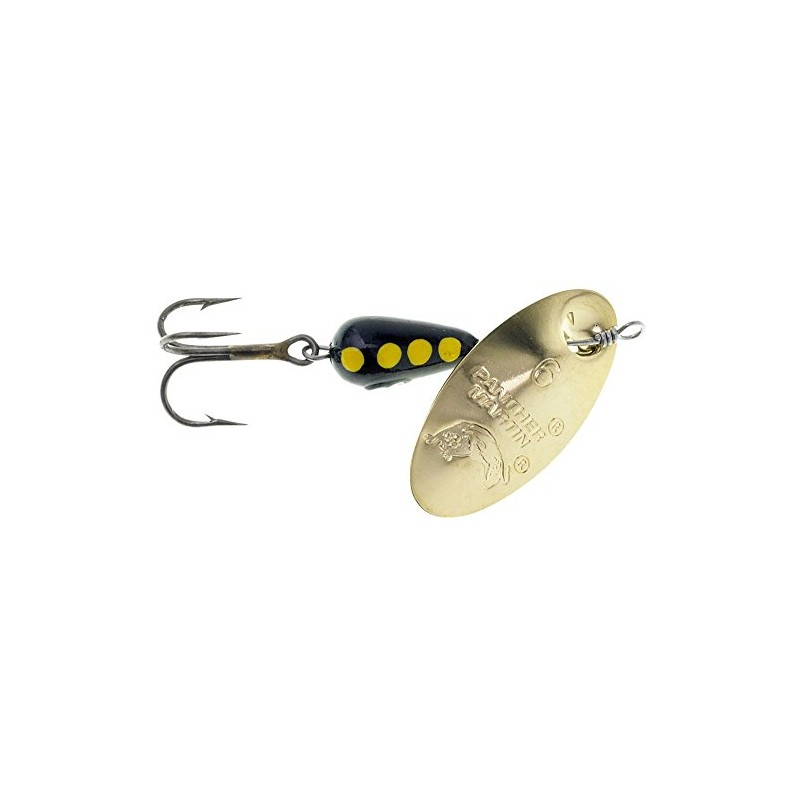 Panther Martin Classic Regular Spinners (Gold, Size 9 hook)