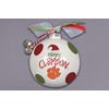 Magnolia Lane 23166 Clemson Santa Hat Ornament, Multicolor