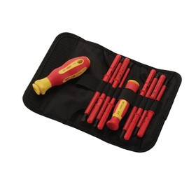 Draper 10 Piece XP1000 VDE Interchangeable Blade Screwdriver Set with case - 05721 - For Home and Professional Use