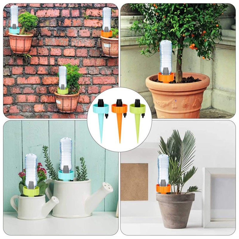 12PCS Plant Self Watering Spike - Plastic Self Watering Device