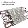 Tira Modulo Luz 3 Led Impermeable Pared Publicidad Iluminacion Auto