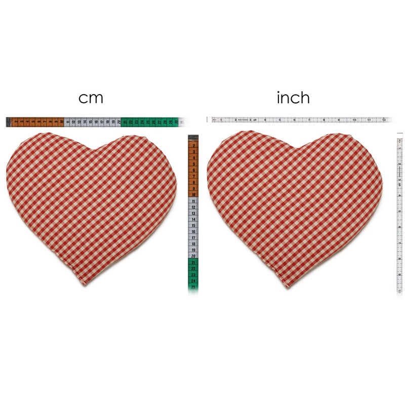 Cherry Stone Cushion Heart Approx. 30 x 25 cm –