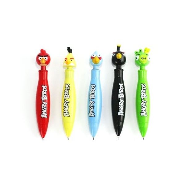 Angry Birds Space 5 Clicker Pens Collector's Edition Character Pens