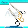 Avon Surgical 6pcs Premium Operating Scissors, 4.5in & 5.5in, Black
