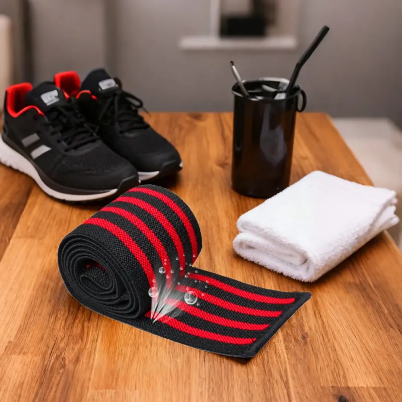 LIVZINNG 2pcs Rodilleras Venda Elástica Bandas Deportivas Rodilla Gym