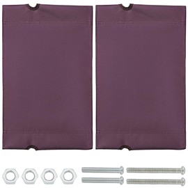 GORGECRAFT 480x285mm Camping Chair Replacement Fabric Oxford Cloth High Back Camping Chair Cover Purple Waterproof Collapsible Lightweight Outside Folding Chair Seat Replacement for Fishing Chair Lawn