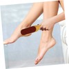 WOONEKY Foot File Callus Remover Double-sided Natural Stone Foot Rasp