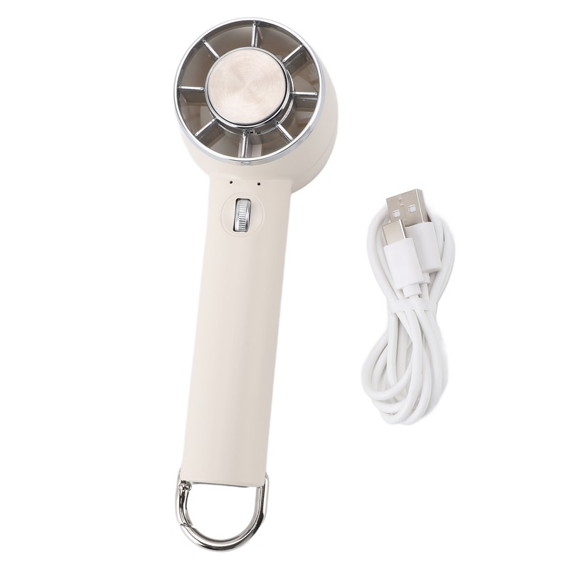 Handheld Fan 1800mAh USB Rechargeable Small Fan Powerful Airflow Noise