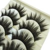 5 Pairs Black Thick Makeup Natural False Eyelashes Eye Lash
