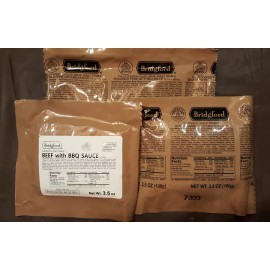 Bridgford BBQ Beef, Chicken and Pork Survival 3 Pack Food MRE Ready to Eat Bridgford  #1