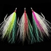 Bucktail Teasers Fishing Hook Saltwater Fishing Lures Fluke Rig Fishing