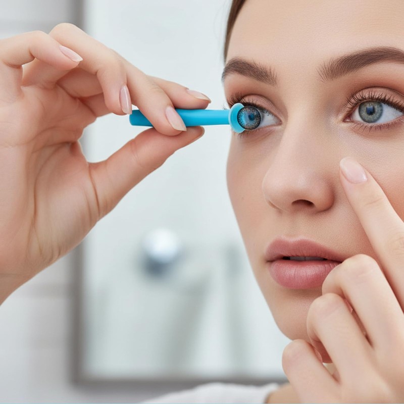Labyrinxel Contact Lens Remover 20 Pack Blue Lens Remover Tool