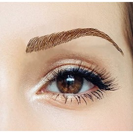 Beauti-Full Brows|Easy Application|Waterproof|9 Pairs|Temporary Tattoo Eyebrows: Claudia (Black)