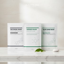 Lebon Cosmetics Rebon Dr. Renault Decon Gel Sheet Mask 1 box (5 sheets) Redness and rosacea soothing 1. Decon Sheet Mask 1 box / 르본 닥터르노 데콘겔 시트 마스크 1BOX (5매입) 붉은증 주사염 진정 1.데콘 시트 마스크 1BOX