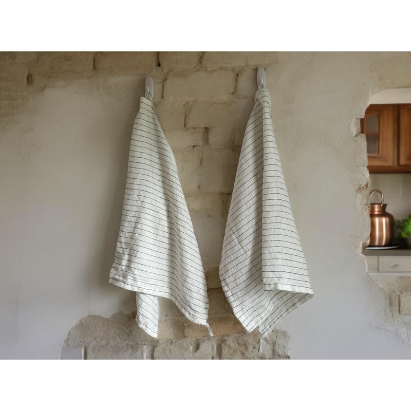 Eight Owls Stonewashed Linen Kitchen Dish Towels – 50 x
