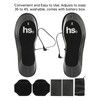 1Pair Heated Insoles Electric Insoles 4.5V Battery Powered Soft Carbon