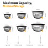 ROYDX Stainless Steel Mixing Bowls With BPA Free Airtight Lids