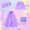 Aoiviss Princess Cape Set for Little Girl, 11PCS Princess Dress