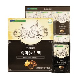[Jirisan Macheon Agricultural Cooperative] Goydam Eun Black Garlic Essence Thanksgiving Holiday Lunar New Year Gift 70mlx30 pcs 30 sachets, 1 / [지리산마천농협]고이담은흑마늘진액 감사 명절 구정 선물 70mlx30개 30포 1개, 1